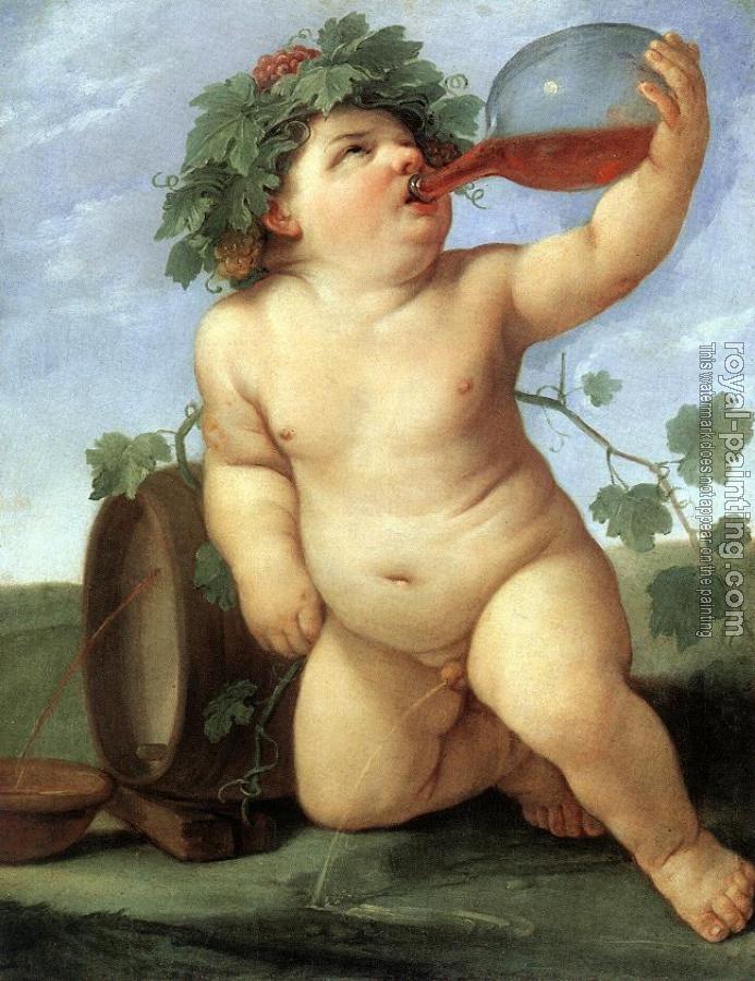 Guido Reni : Drinking Bacchus